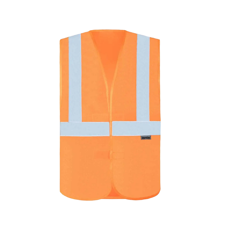 KXDR - GILET ALTA VISIBILITA ' - Safety Vest with 3 reflective Tapes - AW