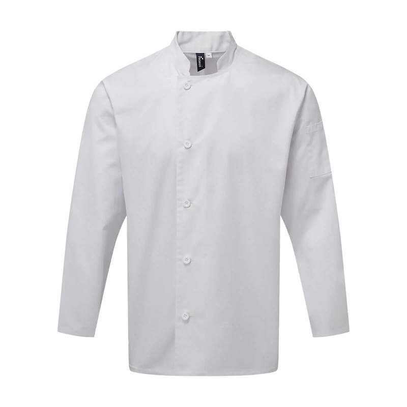 PR901- CAMICIA DA CHEF - ‘Essential' Long Sleeve Chef's Jacket-AW