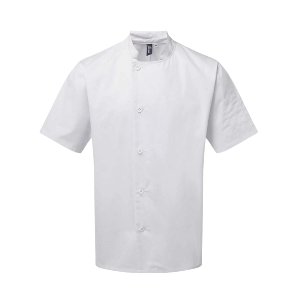PR900 - CAMICIA CHEF - ‘Essential' Short Sleeve Chef's Jacket - AW