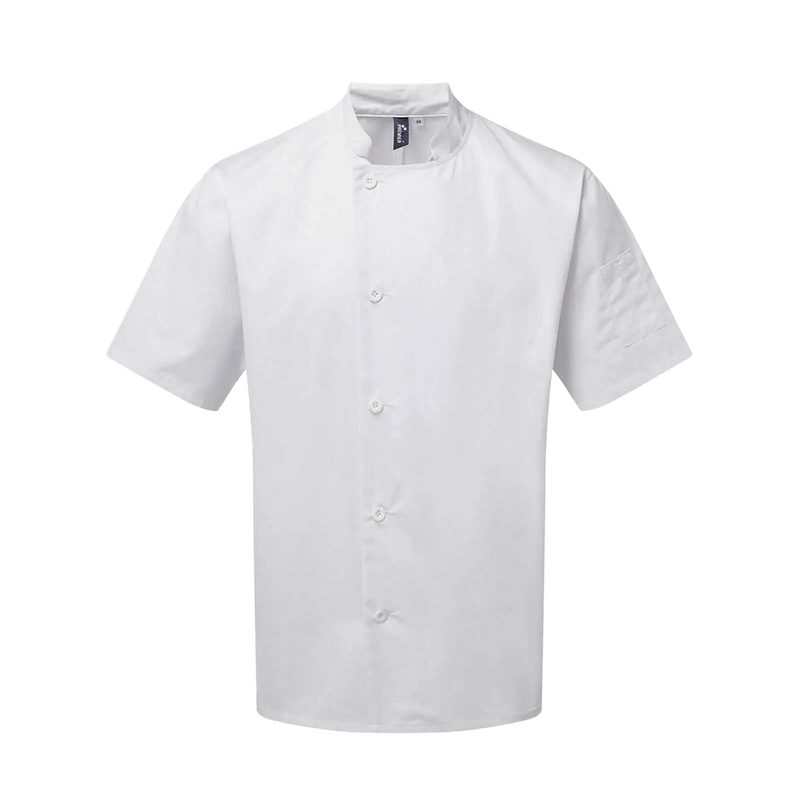 PR900 - CAMICIA CHEF - ‘Essential' Short Sleeve Chef's Jacket - AW