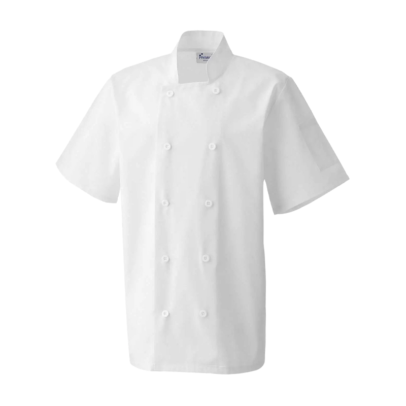 PR656- CAMICIA CHEF - Short Sleeve Chef's Jacket-AW