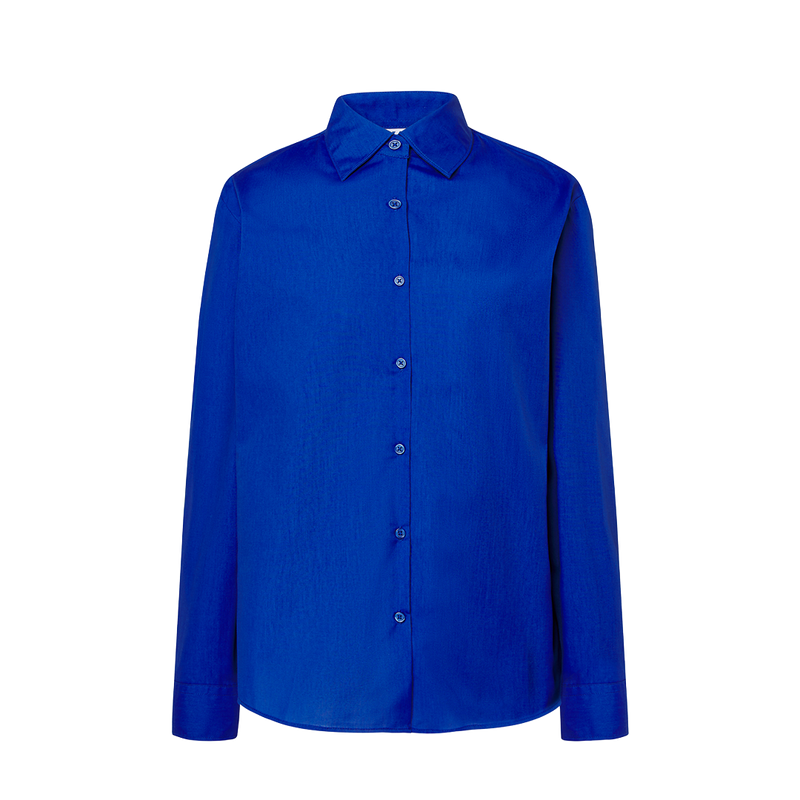 SHLPOP -CAMICIA DONNA MANICA LUNGA POPELINE-B