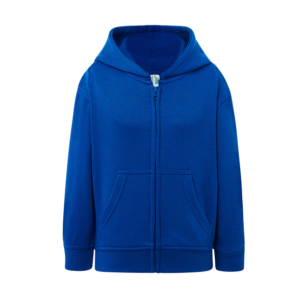 SWRKHOOD -FELPA BAMBINO CAPPUCCIO E ZIP PREMIUM-B