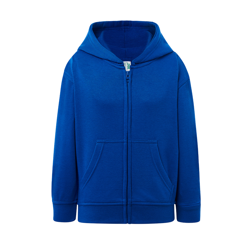 SWRKHOOD -FELPA BAMBINO CAPPUCCIO E ZIP PREMIUM-B