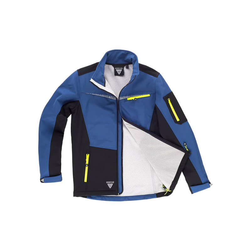 S7825- Giacca Workshell bicolore - B