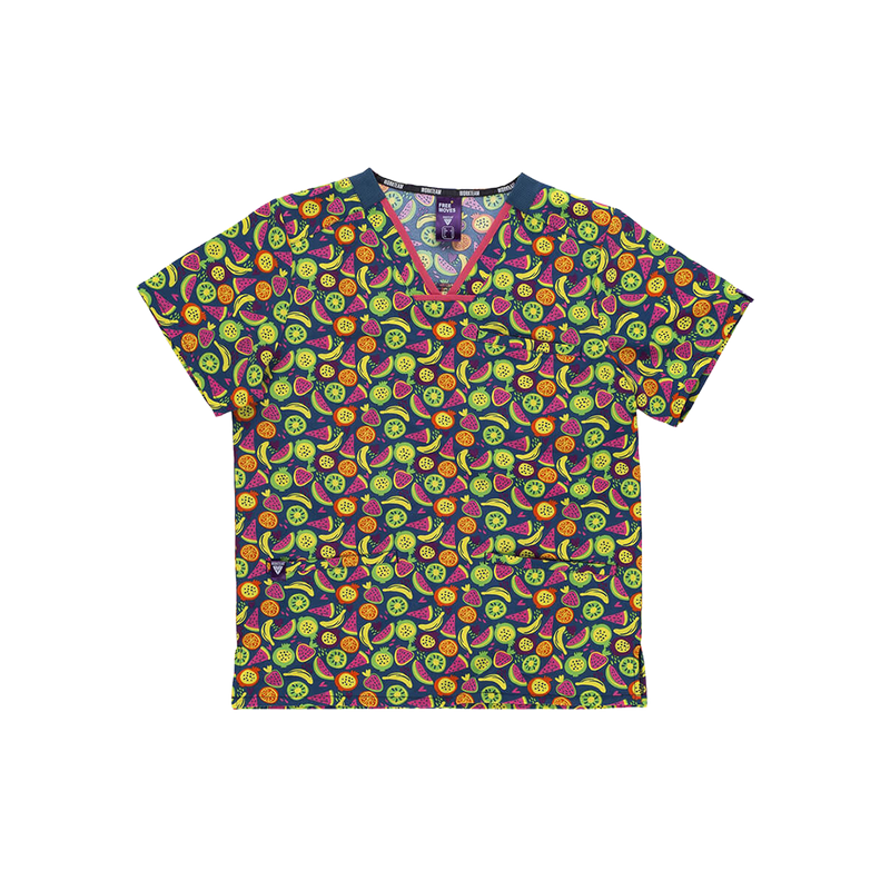 B9854 - CASACCA UNISEX TESSUTO ELASTICIZZATO STAMPATO - B