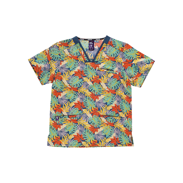 B9859 - CASACCA UNISEX TESSUTO ELASTICIZZATO STAMPATO - B