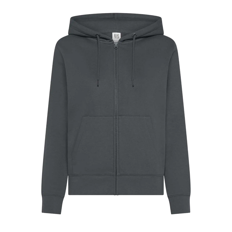 Felpa zip e cappuccio DONNA BSW333-AW