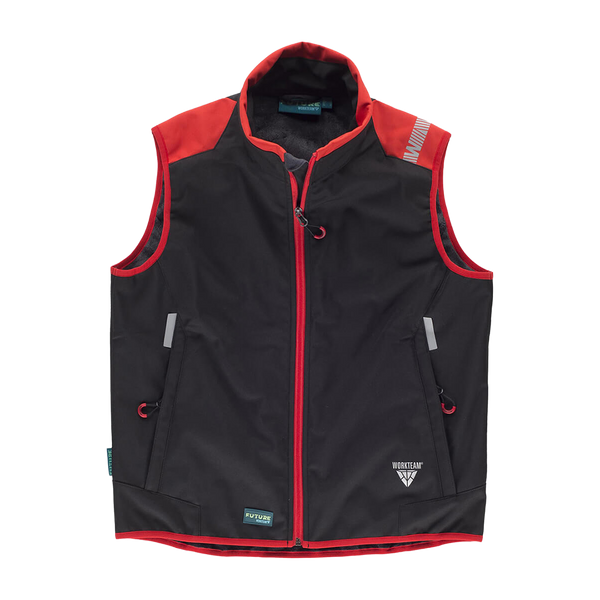 WF2880 - GILET SOFTSHELL - B - CON STAMPA MULTICOLOR