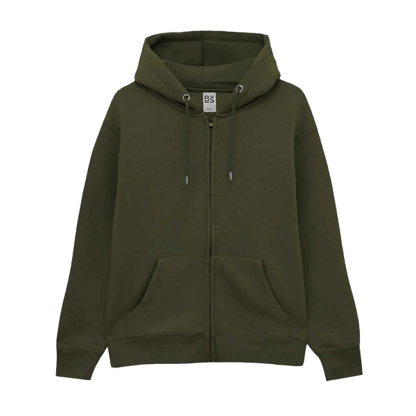 BS333-Felpa zip e cappuccio - Vega-AW