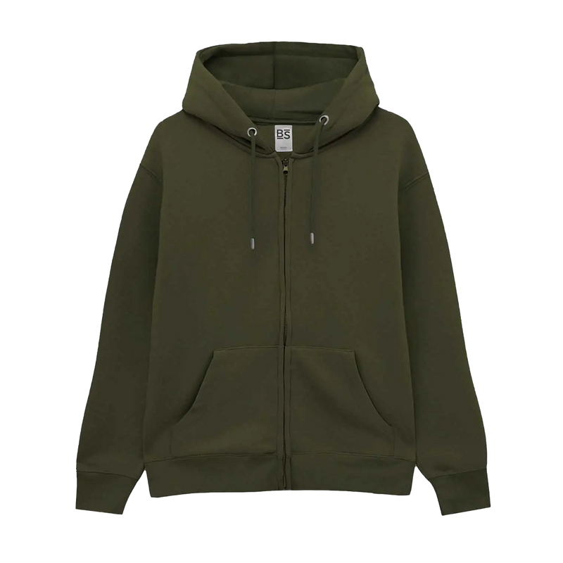 BS333-Felpa zip e cappuccio - Vega-AW