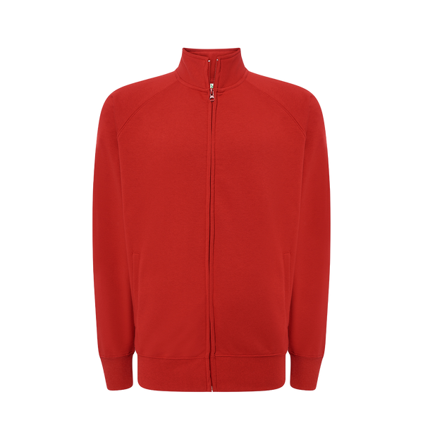 SWFUZIP240- FELPA UNISEX ZIP INTERA LEGGERA FRENCH TERRY-B