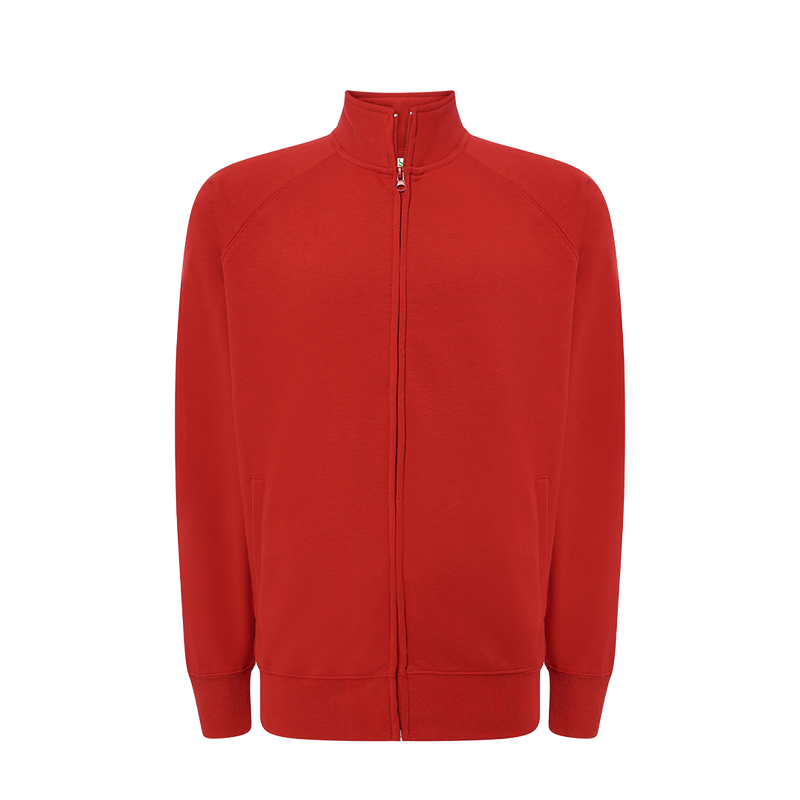 SWFUZIP240- FELPA UNISEX ZIP INTERA LEGGERA FRENCH TERRY-B