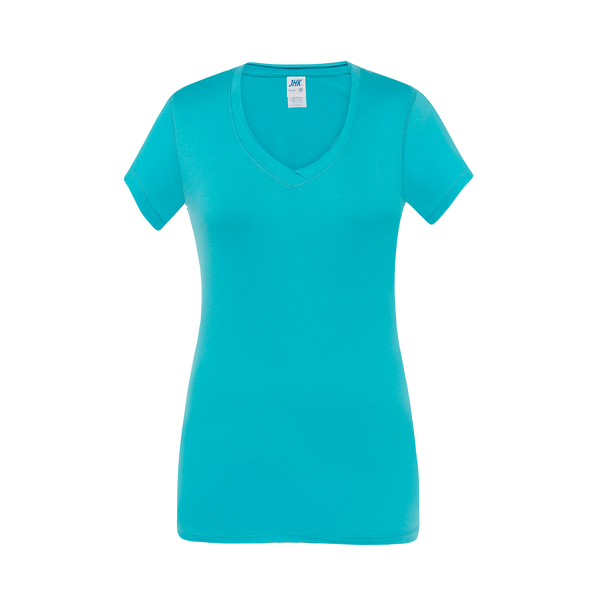 TSULSCL -T-SHIRT DONNA MANICA CORTA COLLO A V URBAN SICILIA-B