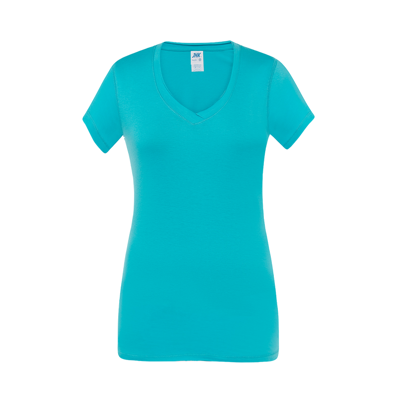 TSULSCL -T-SHIRT DONNA MANICA CORTA COLLO A V URBAN SICILIA-B