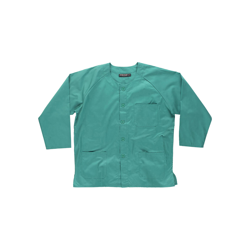 B9410 - CASACCA UNISEX MANICA LUNGA CON BOTTONI - B