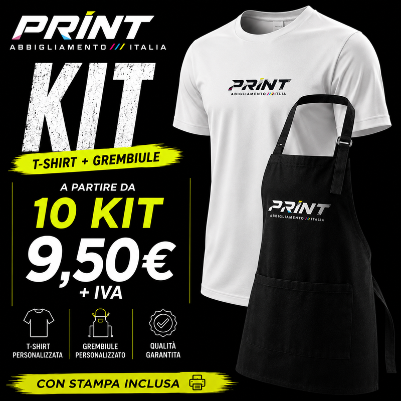 KIT T-SHIRT + GREMBIULE
